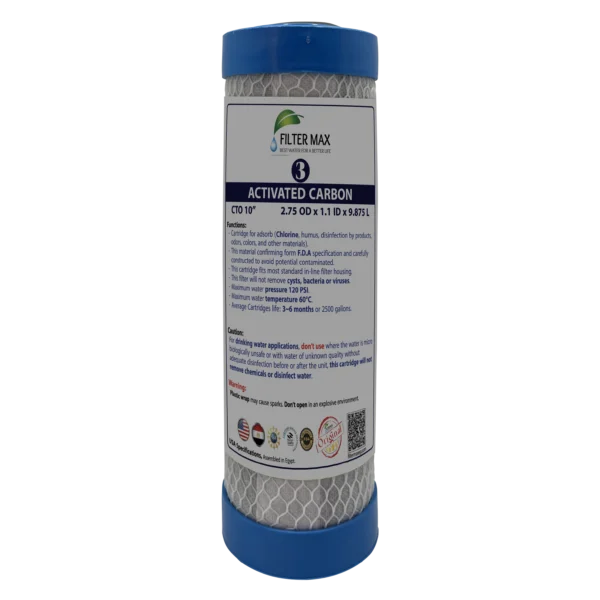 شمعة فلتر مرحلة ثالثة "كربون بلوك" فلتر ماكس